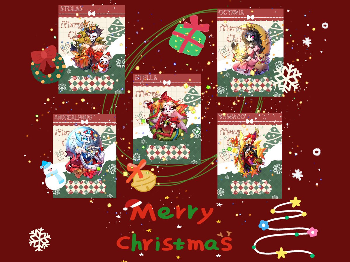 Moroyii's tweet photo. PRE-ORDER Helluva Boss Goetia Family
Christmas Series
PIN
—Size：6cm
—Hard enamel with glitter ,UV
—price:  25$

Standee
—Size：15x10 cm
— price:  13$
The link 🔗 is below.
#HelluvaBoss #HelluvaBossStolas #HelluvaBossVassago #HelluvaBossAndrealphus 
#HelluvaBossStella 
#HelluvaBossOctavia