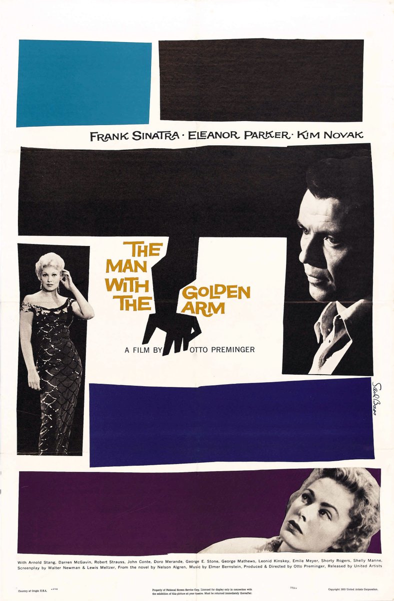 In 1955, "The Man With the Golden Arm" debuted, starring @FrankSinatra, Eleanor Parker, and Kim Novak. For a young Diane Vitalich, Elmer Bernstein’s bold, swinging score—especially the high hat on "Clark Street"—was pure inspiration, fueling her love for rhythm and drums.