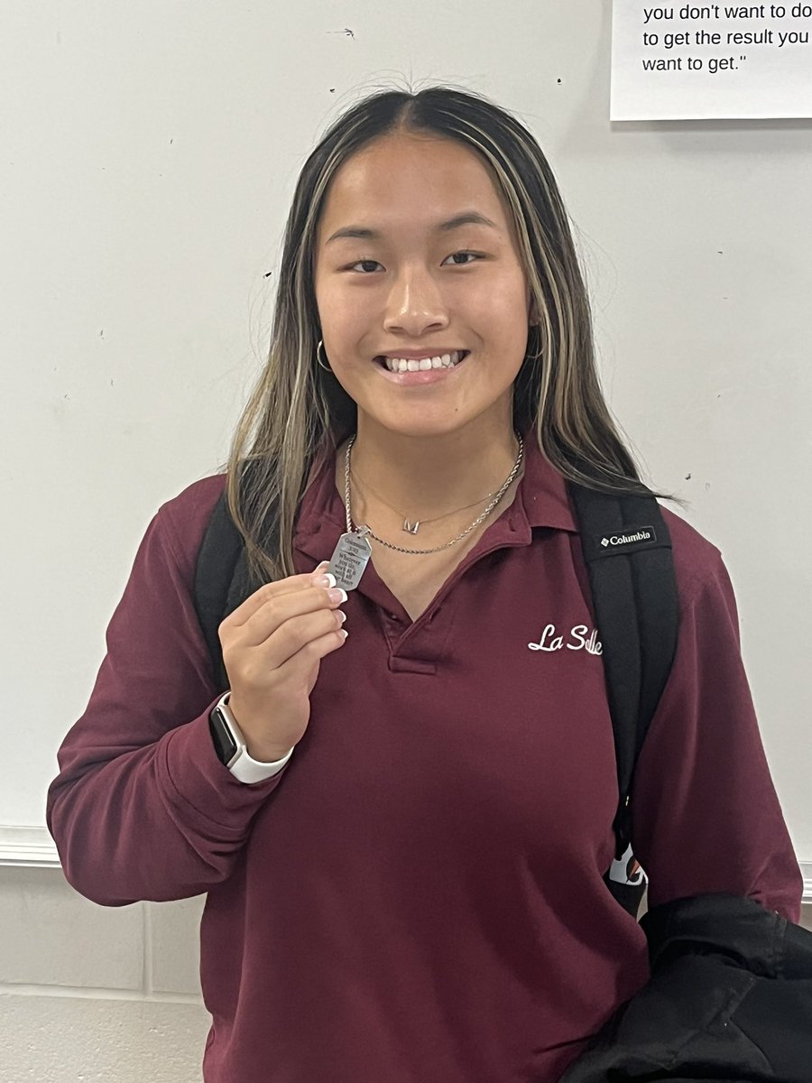 The first 2 weeks of the season are in the books. The team has practiced hard and improved. Our 1st practice player of the week honor goes to Maddie Bradley. She has worked tirelessly for the past year recovering from a season ending injury incurred last December. Keep fighting!