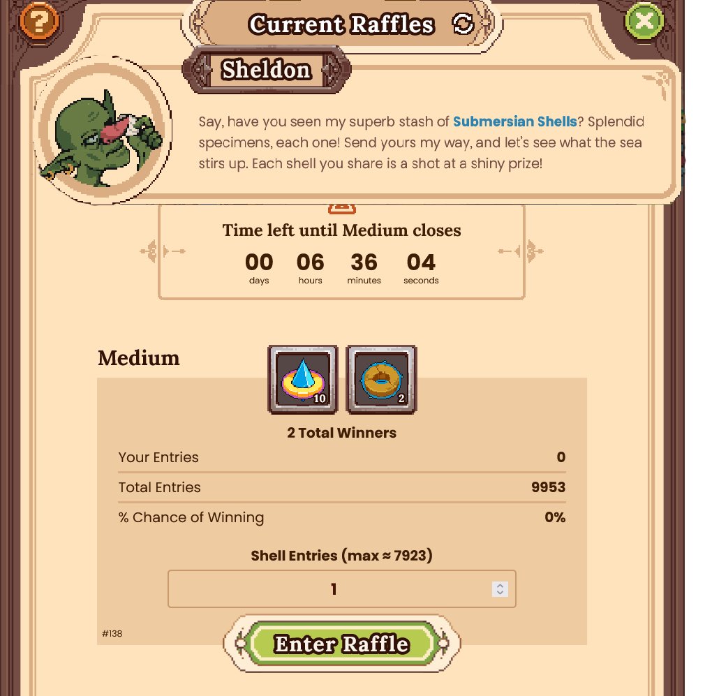 boggsee33's tweet image. Have you been keeping up with your daily #Submersia Quests on the @MetisL2  chain, in @DeFiKingdoms ?

Earn your #Shells via Playing in #PvPBouts, #Voting on Matches, Claiming hero #influence or #EXP. Collect 200 Shells each day to complete the #FirstQuest and then reap the…