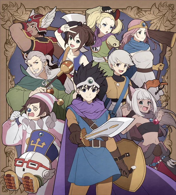 いつも素敵な作品をありがとうございます!今年は勇者たちでお祝い! #浅野チーム年末年始企画 