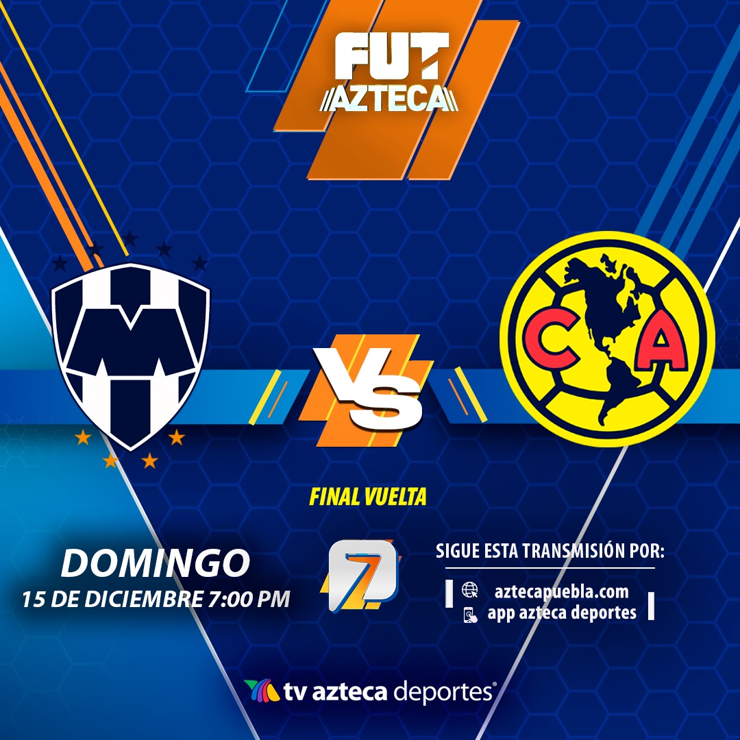 aztecapuebla's tweet photo. ¿Habrá revancha del 2019? 🏆 Rayados y América se miden en la Final del Apertura 2024. 🤠🆚🦅 #FinalXAzteca

EN VIVO 🔴 https://t.co/USjYDqaeO6
📅 Esta tarde. https://t.co/nGf10AT7lv