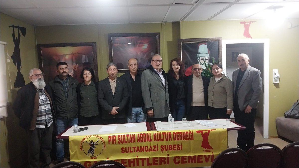 PsakdC23413's tweet photo. PSAKD Sultangazi Şubesi-Gazi Şehitleri Cemevinin 8. Olağan Genel Kurulu yapıldı.Yeni yönetimine başarılar diliyoruz.
@__umuttv @AgiAlevi @cantv_tv @ERCECUMA @PsakdGazi @psakd1988 https://t.co/aJwbc5dbgY