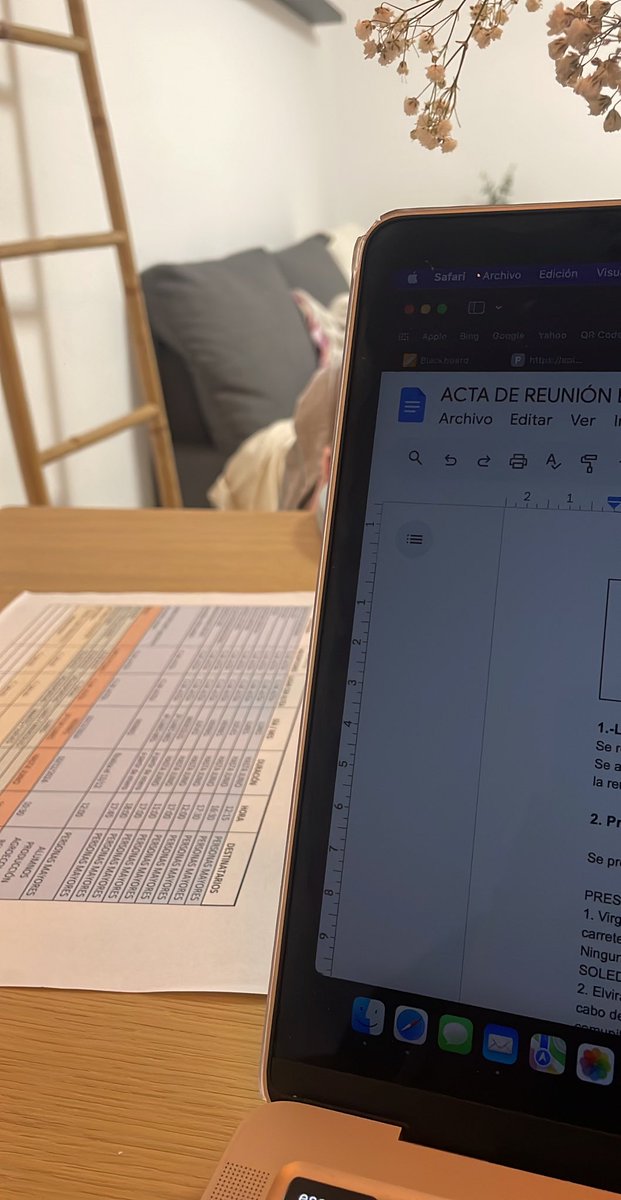 El trabajo que no se ve de la comunitaria pero que es igual de importante: redacción de actas de cada reunión, responder correos, difusión de actividades de promoción de la salud…