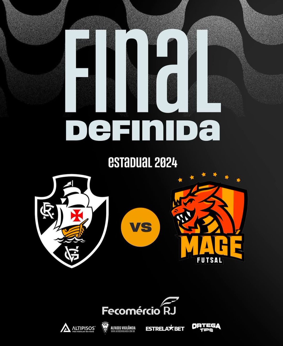 crvasco_br's tweet photo. FINAL DEFINIDA! 

O ÚLTIMO JOGO DE 2024 VALE TÍTULO! 💢🏆🔥

No dia 16/12, próxima segunda-feira, Vasco e Magé fazem a FINAL do Campeonato Estadual de futsal em Teresópolis, no Ginásio Pedrão! Contamos com o apoio da nossa torcida em busca do título! 🏟️🔥💢

🎟️ Entrada gratuita!
#FutsalVasco #VascodaGama #Vasco