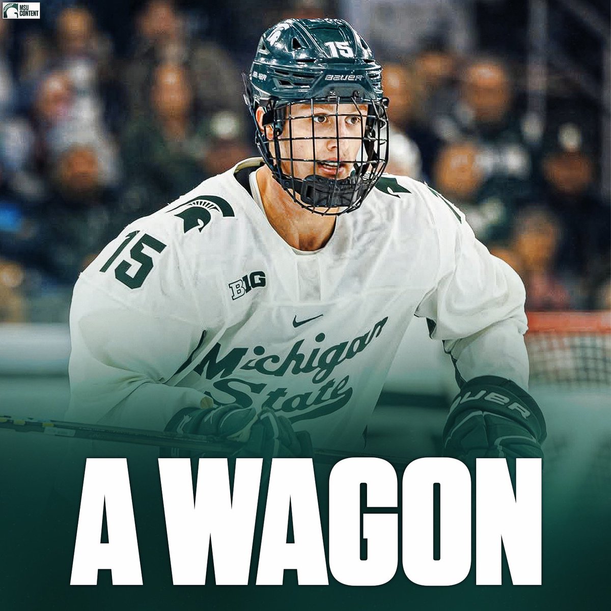 Michigan State hockey is a wagon. #GoGreen

Record: 13-2-1
Preseason ranking: #4
Highest ranking: #1
Longest win streak: 9
Notable wins: #1 Minnesota, #2 Boston College, #13 Ohio State (2)
Notable sweeps: #1 Minnesota, #13 Ohio State, Notre Dame
Ranked #1 (Nov. 25. - Dec. 9) for