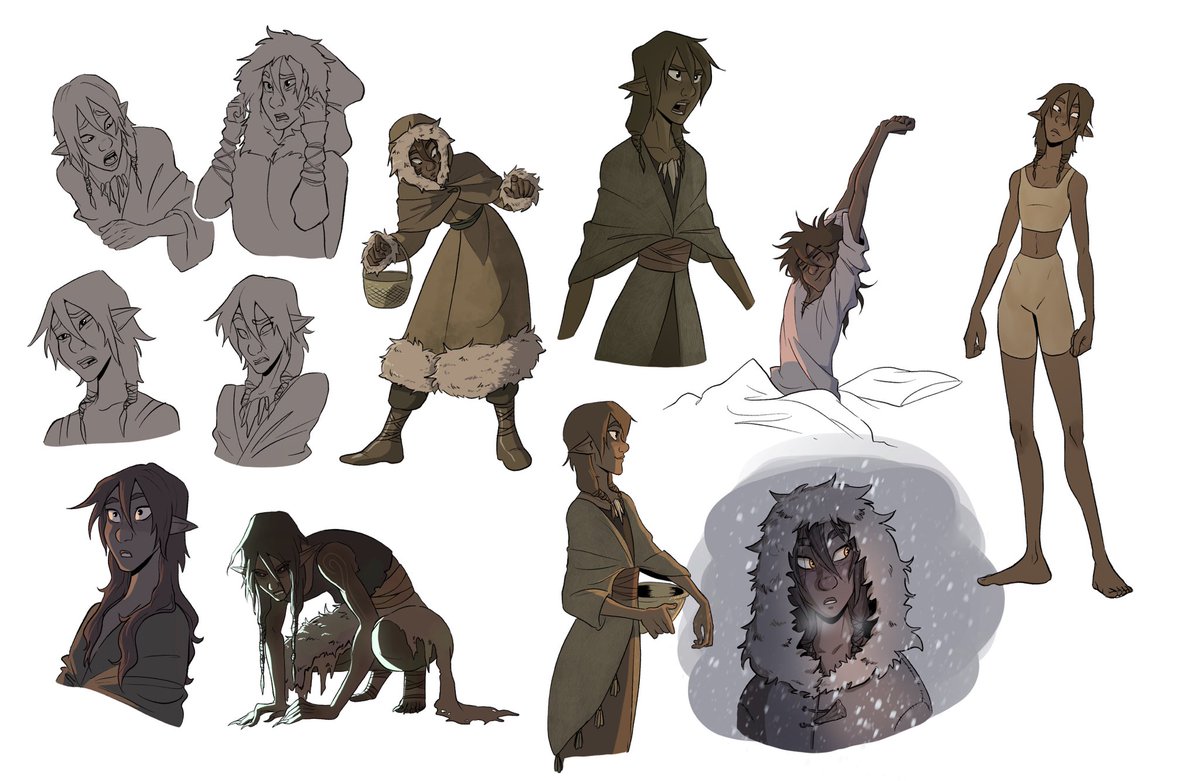 wilderwraith's tweet photo. Hazel doodle page 

#oc #ocart #originalcharacter #characterdesign https://t.co/PM7aD3pQBZ
