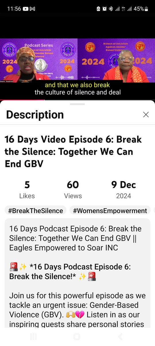 You are cordially invited to please watch the 16 days of activism podcast of the MWIA President, Dr. Eleanor Nwadinobi.

youtube.com/live/4Ti99Tk6p…