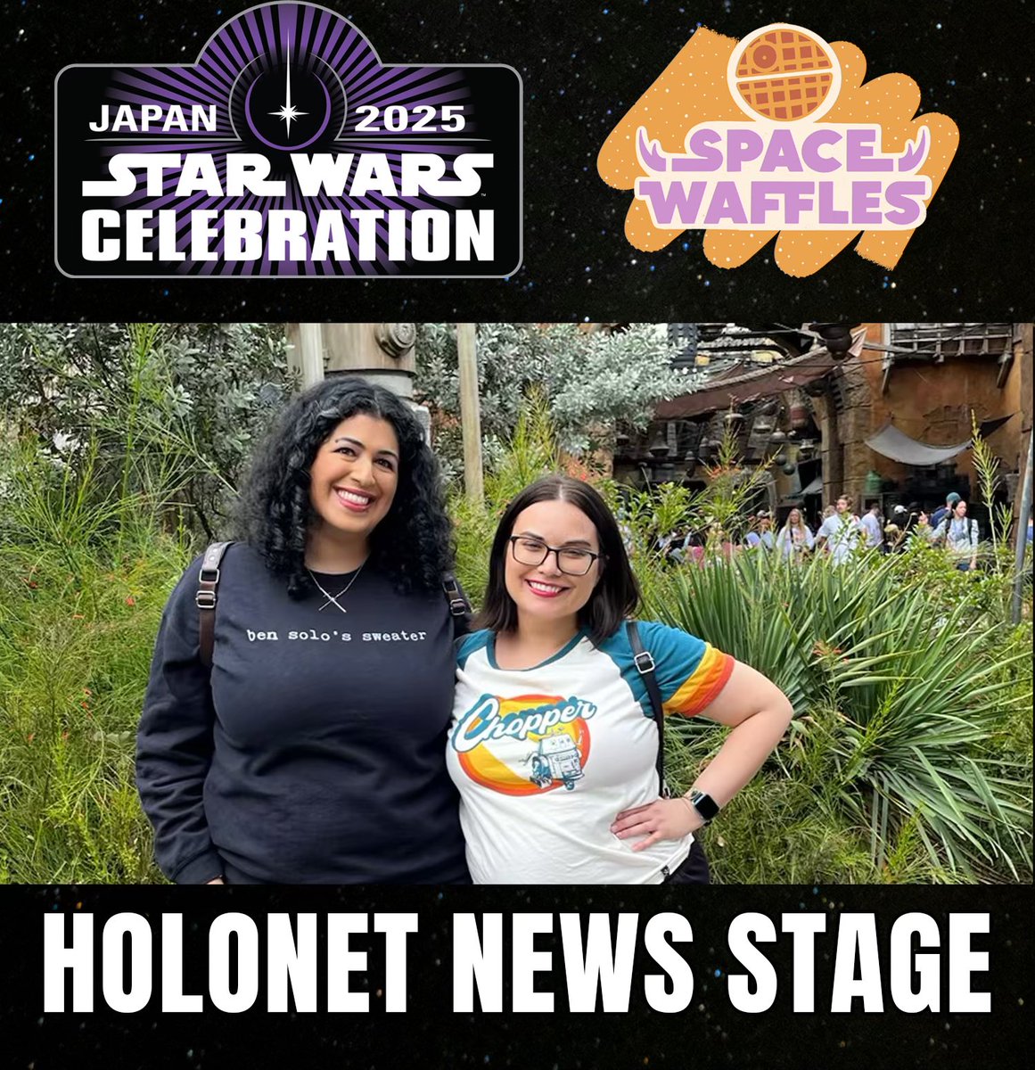 Space Waffles is officially hitting the Holonet at Star Wars Celebration Japan ✨

More details to come closer to the show but right now we’re feeling 🥰🤩 

Who will we see there?