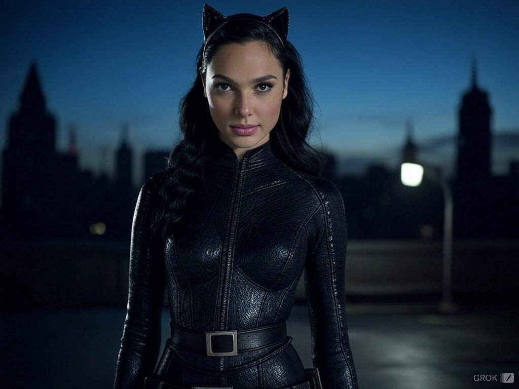anachazy's tweet photo. #Grok #GrokAI #GalGadot #Samurai #Astronauta #Pinup #Catwoman https://t.co/eHSjXmDscE