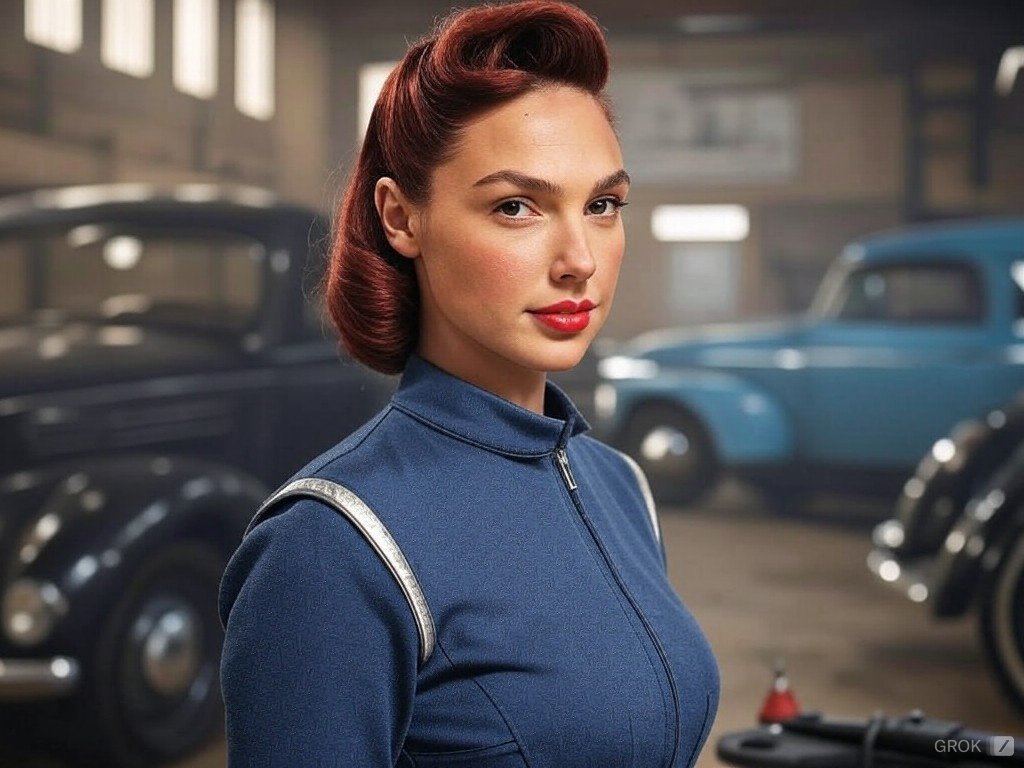 anachazy's tweet photo. #Grok #GrokAI #GalGadot #Samurai #Astronauta #Pinup #Catwoman https://t.co/eHSjXmDscE