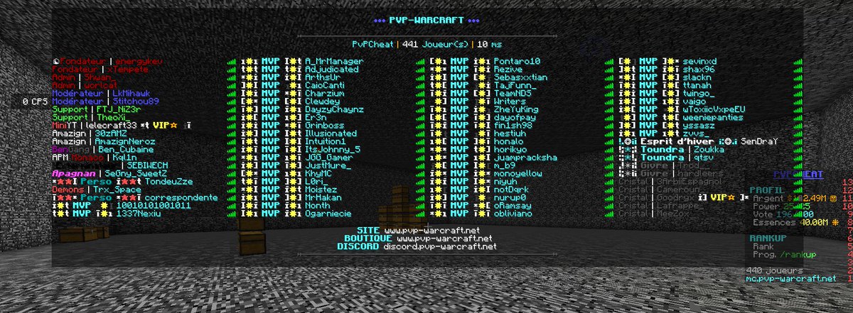⚔️ PvP WarCraft | Serveur minecraft 🇫🇷 tweet media