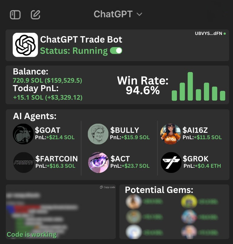 BRO, I had 10 SOL in this bot, now it's 720 SOL.

THIS IS NOT A JOKE!

Everyone is too lazy to repeat this strategy, but it's real.

Here's step-by-step guide🧵👇