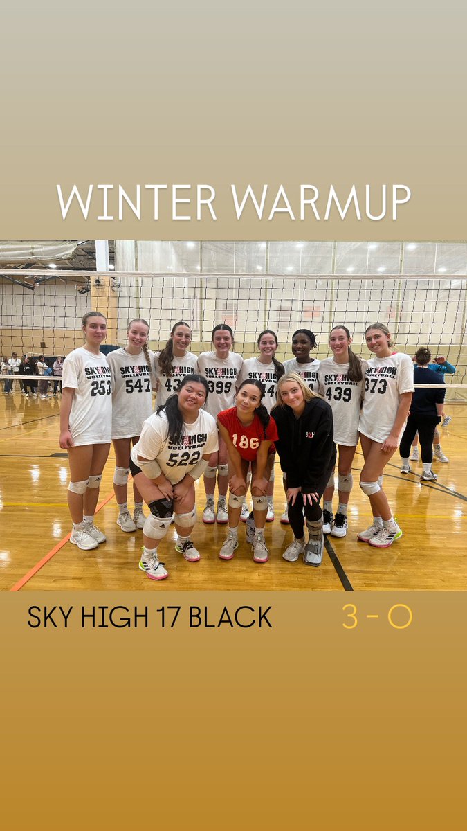 lssmith918's tweet photo. No sets dropped at the Winter Warmup 🏆🔥 Great work this weekend girls!!
#skyhighvb #adidasvball #earnednotgiven #89 #17black #greatlakesregion #outsidehitter #volleyballplayer #2026 #viral #viralvideo #media #volley #volleyball #vb #volleyball🏐 #springvolleyball #pinhitter #ds #defensivespecialist #rightside #collegerecruiting #uncommitted