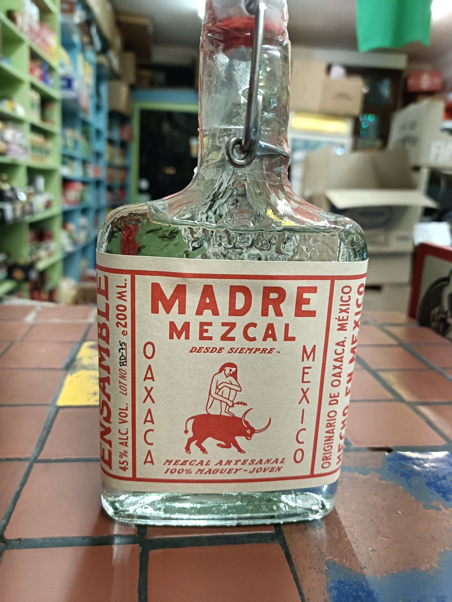 I love this wee bottle of Mezcal.