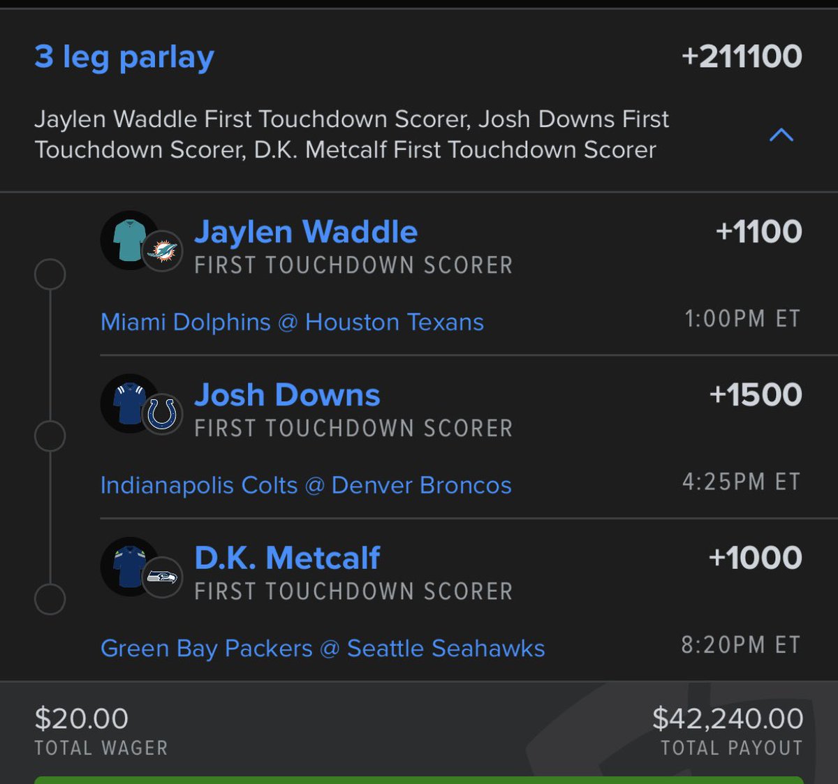 Need a big Sunday lock in boys