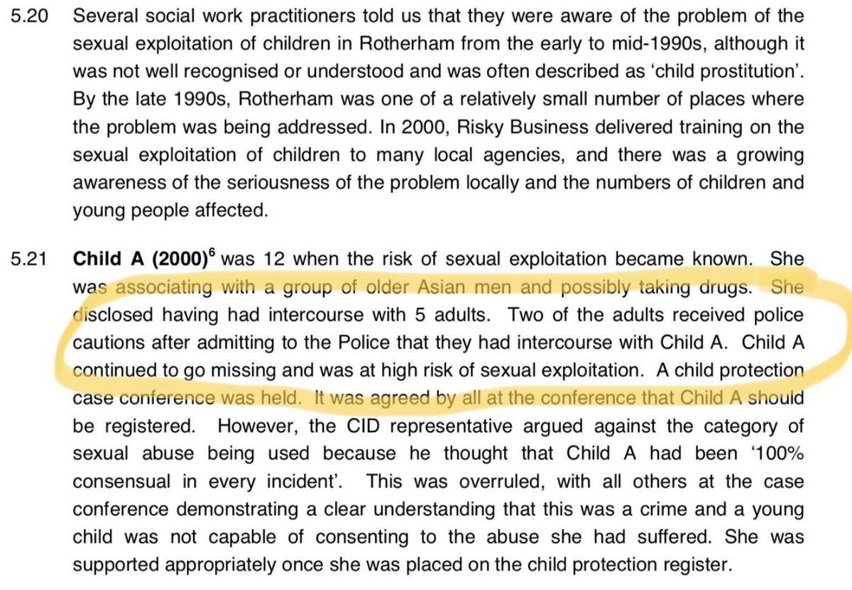 kwilliam111's tweet photo. Rotherham men who raped an 11 year old girl given police cautions - it was not consensual as report suggests 😡 https://t.co/zJbOeG3zO1