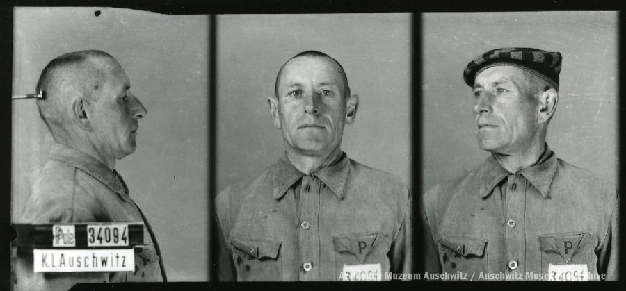 AuschwitzMuseum's tweet photo. 15 December 1894 | A Pole, Jan Wójcik, was born in Goszczowice. A janitor.

In #Auschwitz from 30 April 1942.
No. 34094
He perished in KL Gross-Rosen on 20 July 1942. https://t.co/4PUJ3hPVqz