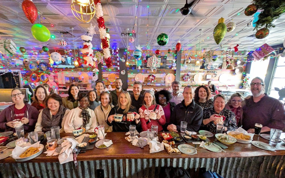 uofsccosw's tweet photo. Celebrating the season and our successes at the COSW holiday party! π₯³ Here's to a joyful break and an exciting start to the spring 2025 semester. βοΈHappy holidays from all of us at #COSW! #socialworkchangemakers https://t.co/GgWdmzPqAK