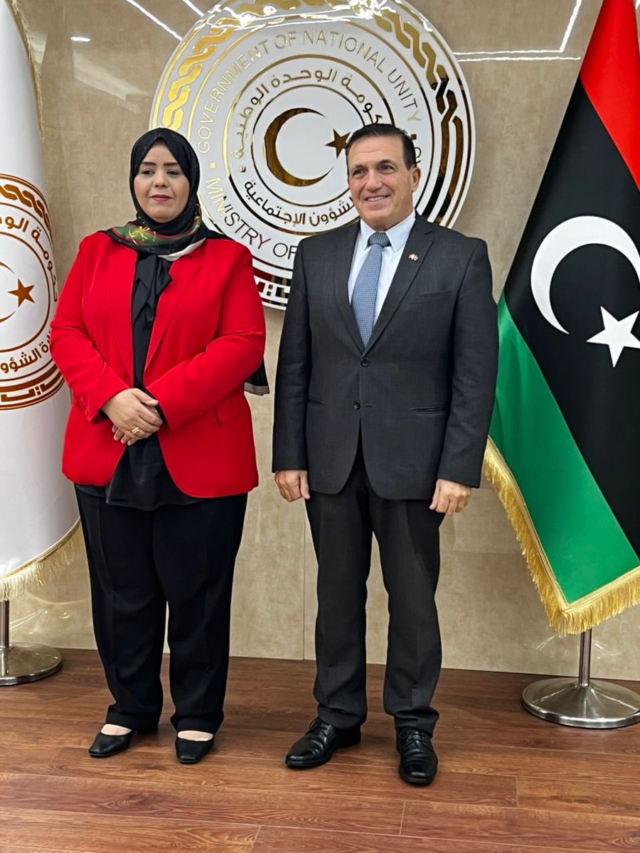Today, I had the honor of meeting Hon. Wafaa Al-Kilani, Minister of Social Affairs. Together, we explored potential areas of cooperation aimed at empowering women, training and programs for individuals with special needs. <a href="/MaltaGov/">Government of Malta 🇲🇹</a>