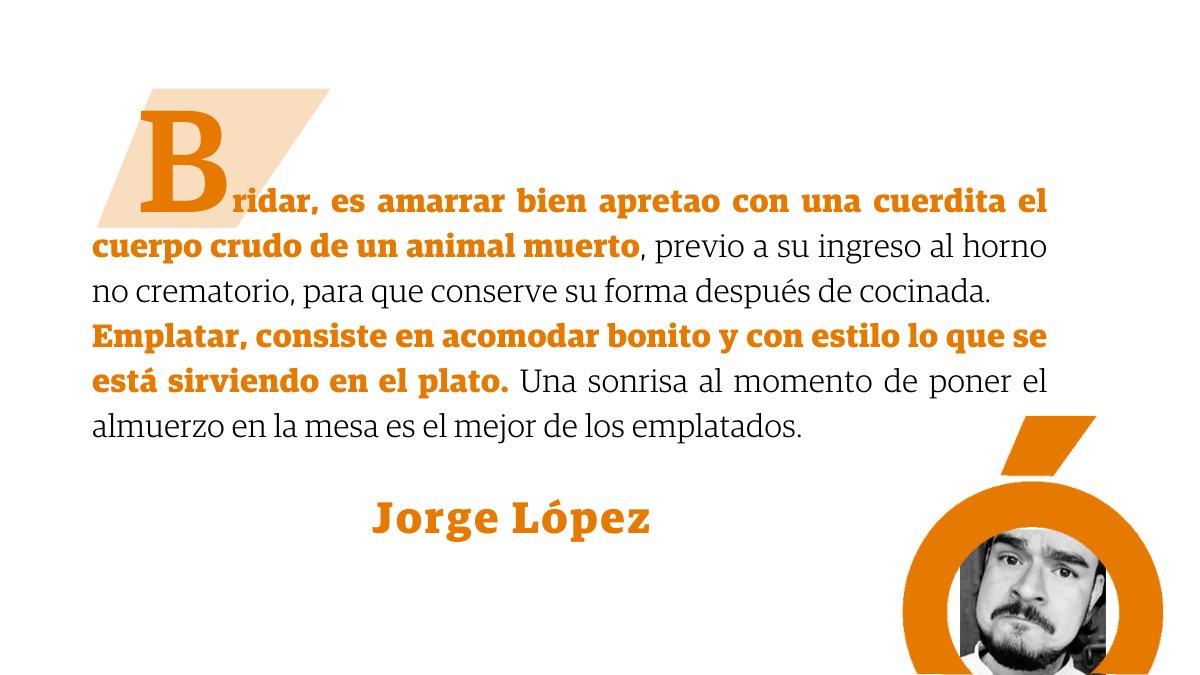 croniquindio's tweet photo. #Opinión "Glosario de Términos Culinarios, segunda entrega” una columna de Jorge López para este #domingo: https://t.co/xMkUXvisre https://t.co/pfvp6pOIJo
