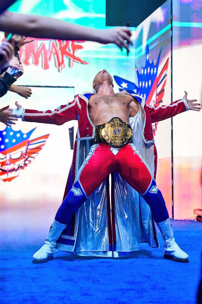 WrestleClips's tweet photo. Still can't believe we really witnessed Cody Rhodes with the Winged Eagle Championship. https://t.co/0Tfhec8IIx