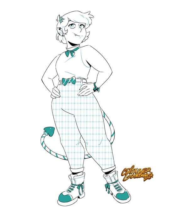 Outfit sketch commission for !Outfit was designed by me 