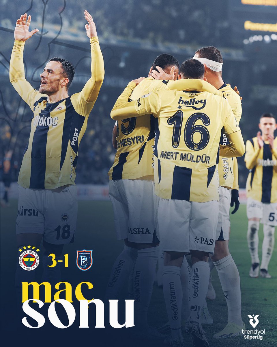 Dzeko ve En-Nesyri'nin golleriyle RAMS Başakşehir'i 3-1 mağlup ediyoruz! 

#FBvİBFK