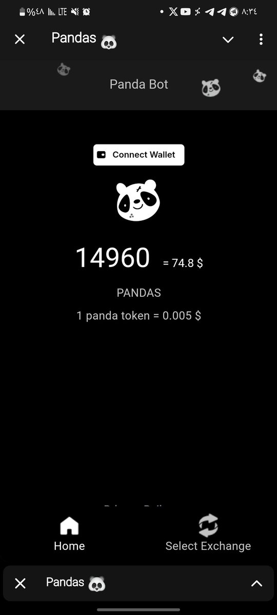 MrAirx's tweet photo. الي اشتغل على بوت pandas شيك حسابك  السحب متاح في بعض المنصات 
 البيع قريب✔️ https://t.co/qyM3FvsZME