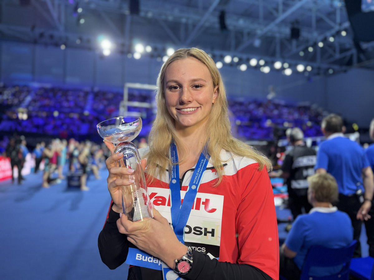 FEMALE SWIMMER OF THE YEAR

From Canada. Summer McIntosh. Who had an unforgettable year. 18-years-old. 

“I just hope to inspire kids back home because I was once that little girl dreaming of all of this”