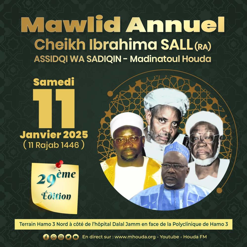 barhamblog's tweet photo. #Mawlid annuel initié par notre Cheikh Ibrahim Sall, il y'a près de trois décennies — qu'Allah soit satisfait de lui. Le véridique s'en est allé. Les années passent. Les oeuvres pieuses demeurent... https://t.co/Pgyp18CCHS