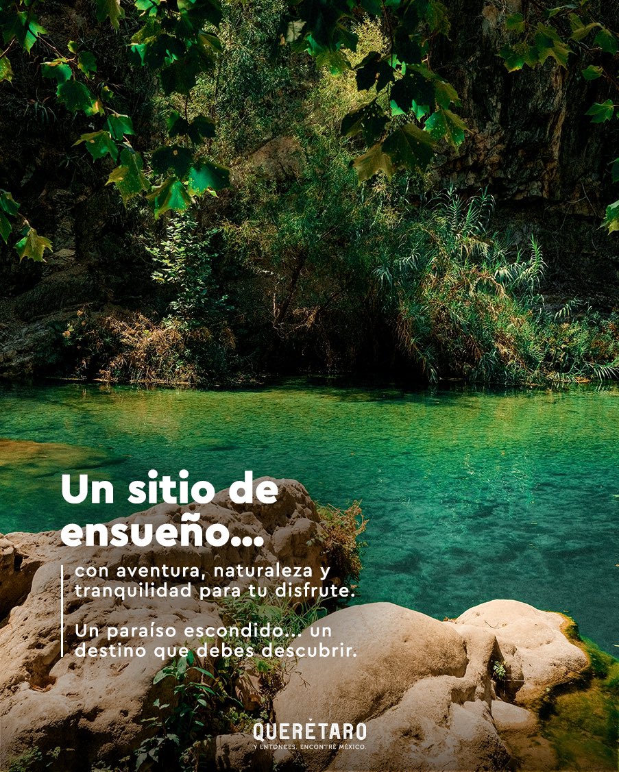 QroTravel's tweet photo. ¿Buscas aventura? ¡Los Arquitos es tu destino en #Querétaro!🏕
Un paraíso para practicar #campismo y #excursionismo. Disfruta sus aguas cristalinas, las increíbles formaciones rocosas y la belleza natural del río Ayutla, en compañía de guías autorizados.
#ecoturismo #ArroyoSeco