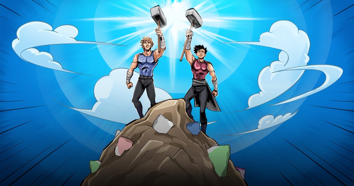 Always ready to rise to the top together! 

🪨🤝⛽️