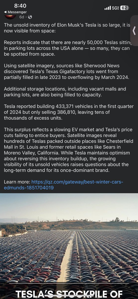 Dear <a href="/elonmusk/">Elon Musk</a> can I have a free Tesla? There's a bunch just sitting around and it would help my life so much 😂