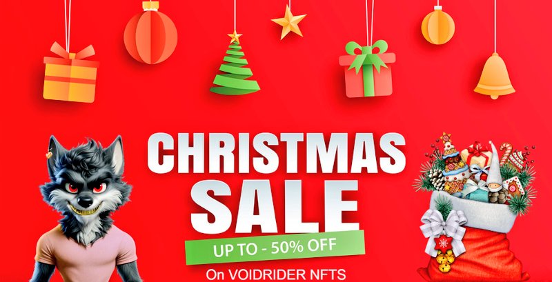 Boost your earnings with our #NFTs Affiliate Program!
 Invite your friends, share your affiliate link! And Earn up to 25% commission on each sale.  
💎 Double your commissions on all sales this December!🎅Christmas Promo: 50% OFF Voidrider NFTs purchased via affiliation!  
👉
