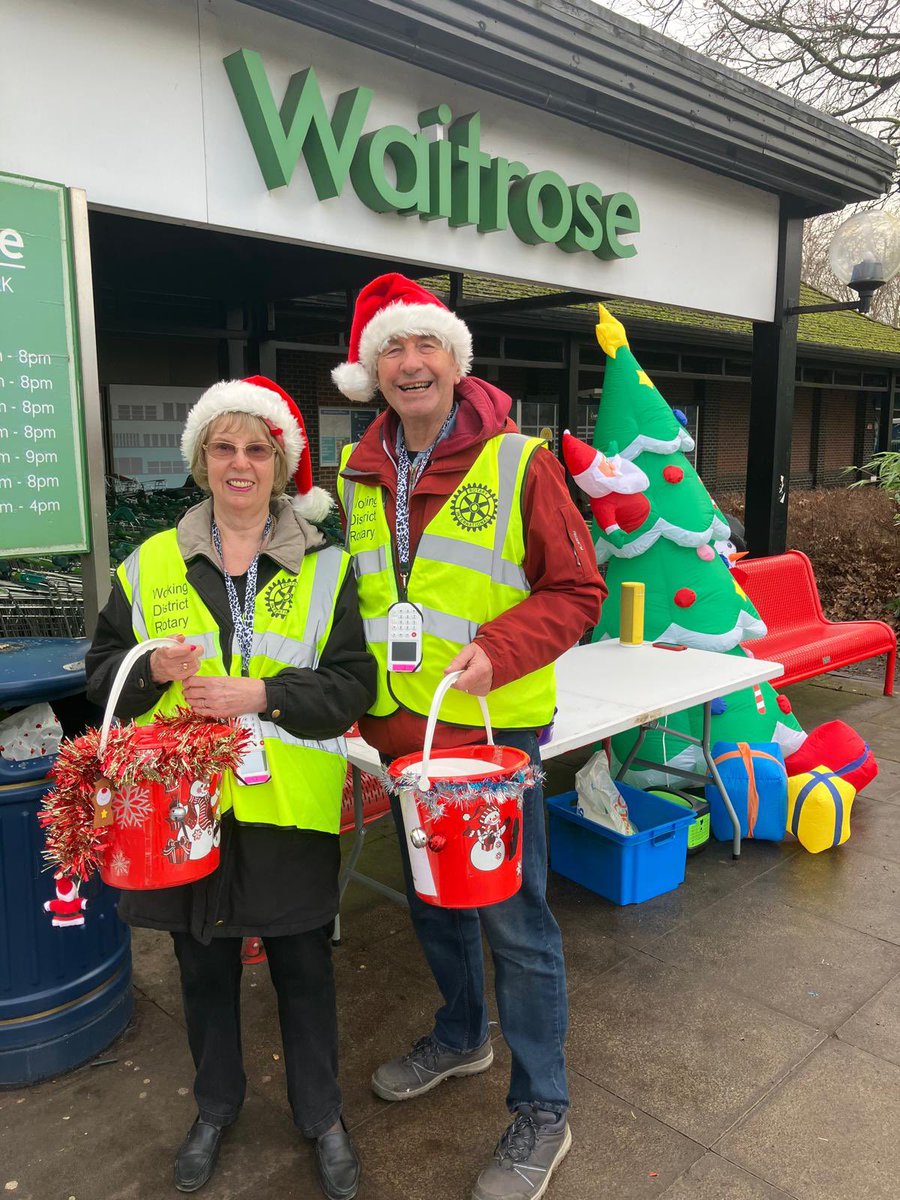 Woking District Rotary (@wokingdrotary) on Twitter photo Our Christmas supermarket collections have moved seamlessly onto <a href="/waitrose/">Waitrose & Partners</a> at Goldsworth Park, where we now are in residence until Christmas Eve. Please say hi if you are passing, to cheer our volunteer collectors up in the cold weather! All proceeds to carefully selected causes Our Christmas supermarket collections have moved seamlessly onto <a href="/waitrose/">Waitrose & Partners</a> at Goldsworth Park, where we now are in residence until Christmas Eve. Please say hi if you are passing, to cheer our volunteer collectors up in the cold weather! All proceeds to carefully selected causes