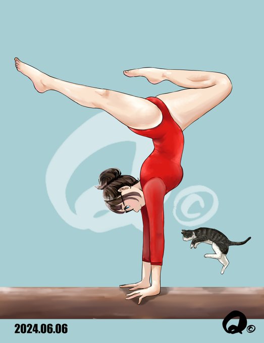 2024年のお気にのイラスト 6月分より
レオタードばかり描いた6月でした
中でもこの2枚は気合入れて描いたやつです😅 