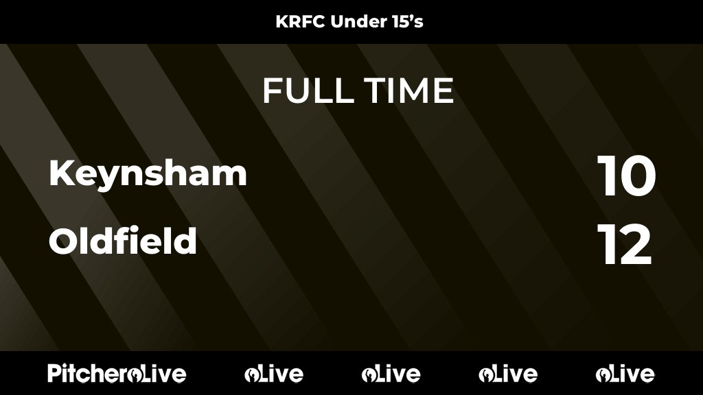 FULL TIME: Keynsham 10 - 12 Oldfield
#KEYOLD #Pitchero
keynshamrfc.com/teams/253105/m…