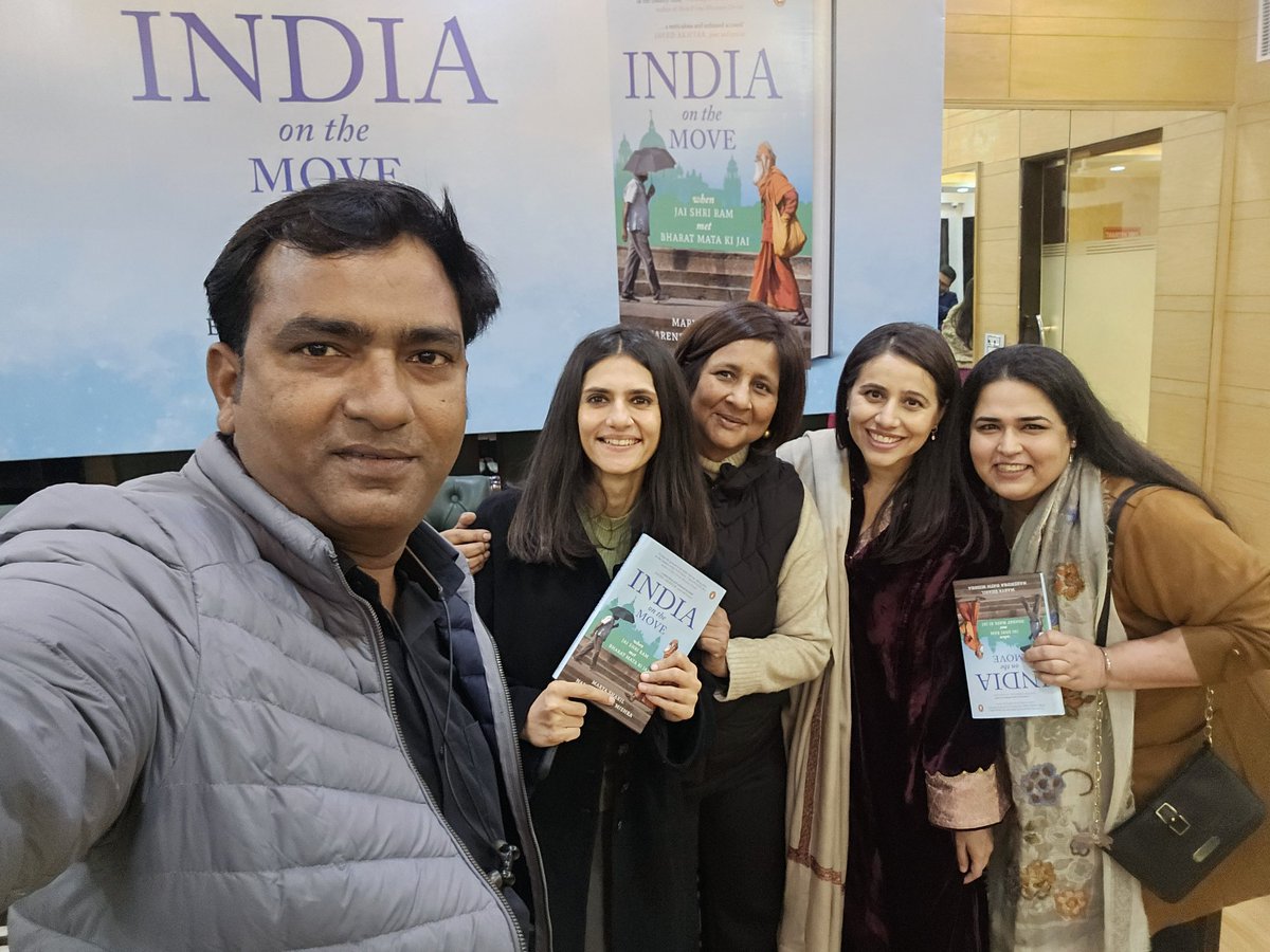 RaamRavinder's tweet photo. "Heartfelt congratulations to @maryashakil on the launch of her book 'India on the Move'! Wishing you continued success and accolades. May your book inspire many!"

#indiaonthemove @amitshukla29 @Javedakhtarjadu @PChidambaram_IN @PenguinIndia @KCTyagiJDU @neerjachowdhury https://t.co/yl4tkEcVYh