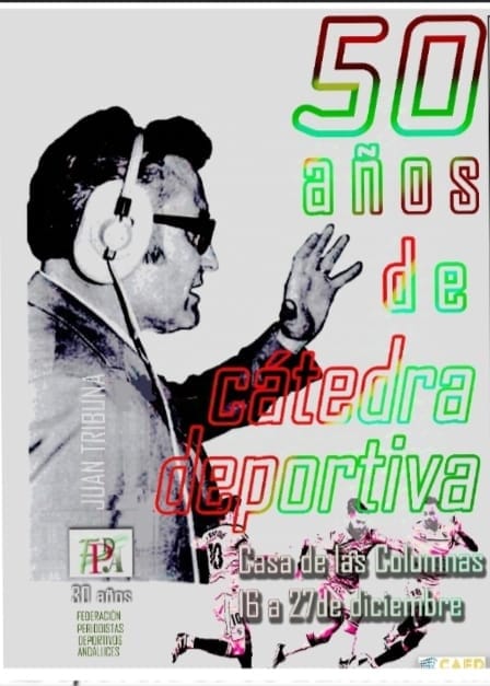 DtoTriana's tweet photo. ✅️ Lunes 16 de Diciembre a las 12:00h
inauguración de la Exposición "50 años de Cátedra Deportiva" dedicada a Juan Tribuna y La Asociación de Periodistas Deportivos Andaluces en :
📍La Casa de Las Columnas . C/ Pureza.
Os esperamos 👌🏻
#DistritoTriana
#SevillaHoy https://t.co/xYy11CfYXZ