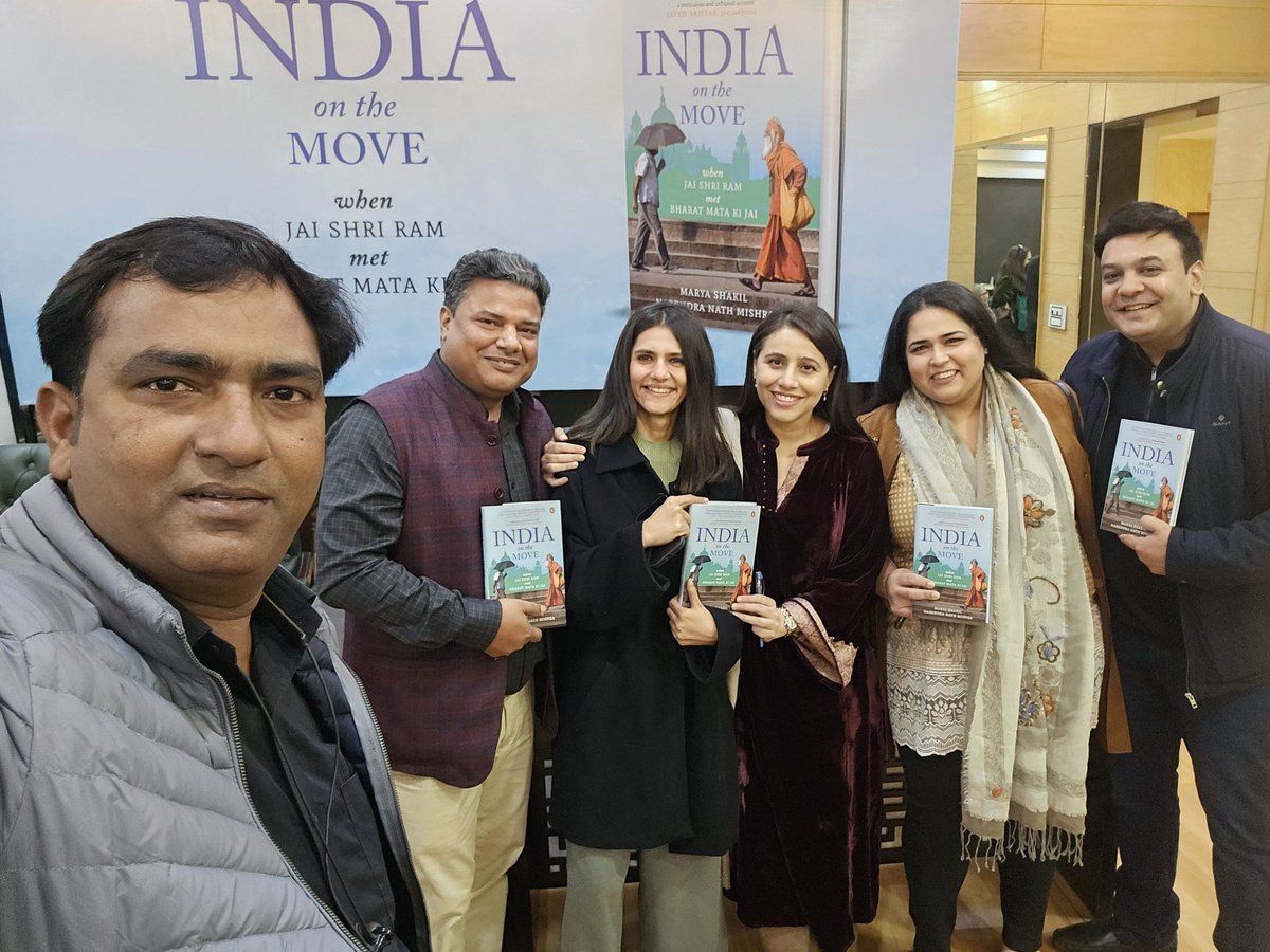 RaamRavinder's tweet photo. "Heartfelt congratulations to @maryashakil on the launch of her book 'India on the Move'! Wishing you continued success and accolades. May your book inspire many!"

#indiaonthemove @amitshukla29 @Javedakhtarjadu @PChidambaram_IN @PenguinIndia @KCTyagiJDU @neerjachowdhury https://t.co/yl4tkEcVYh