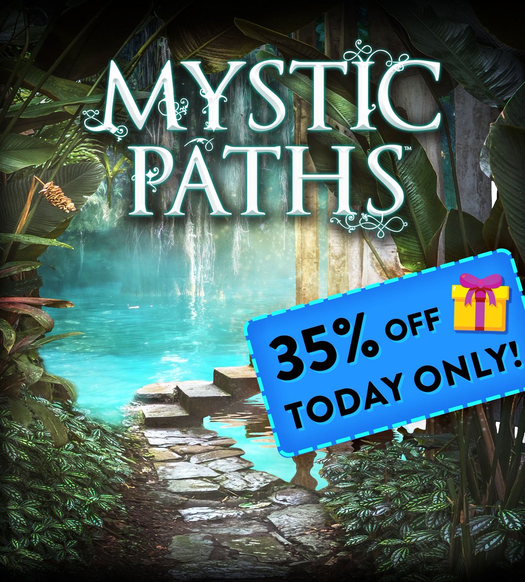 We've got a Magical socal deduction game for today's Bonus game. 35% Off Mystic Paths! This cooperative game is capable of connecting the spirit world with the real world, BUT only after you connect with the minds of your teammates. So fun!
rnrgames.com