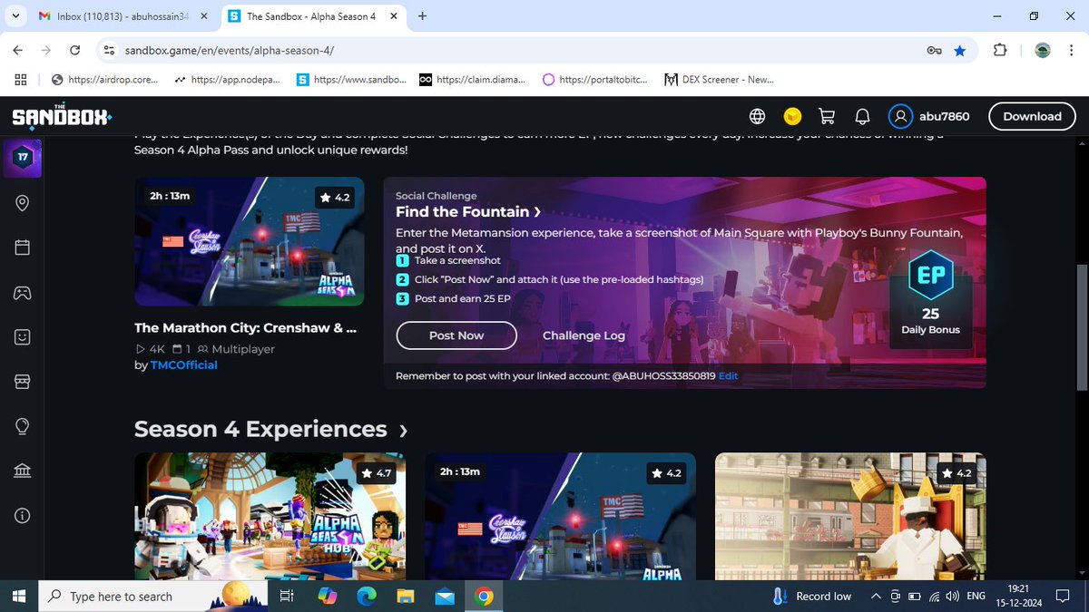Chillin' by the <a href="/Playboy/">Playboy</a>'s bunny fountain in Metamansion in <a href="/TheSandboxGame/">The Sandbox</a>. Living the luxe life—virtually! 🐰💎 register-landings.sandbox.game/alphaseason4-s… #TheSandbox #AlphaSeason4 #AS4SocialChallenge