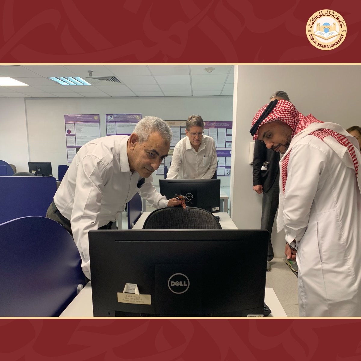 DAHUniversity's tweet photo. استقبلت جامعة #دار_الحكمة وفدًا من مجلس الاعتماد للهندسة والتكنولوجيا ABET، الذي يُعد من أهم هيئات التقييم الأكاديمي الدولي لمؤسسات التعليم العالي الهندسي على مستوى العالم، وذلك للاطلاع على سير برنامج بكالوريوس العلوم في الأمن السيبراني بكلية الهندسة والحاسبات والتصاميم، في إطار الزيارة الميدانية التي تهدف إلى تعزيز جودة التعليم وتحقيق التميز الأكاديمي.

#دار_الحكمة
#dahuniversity
#ABET