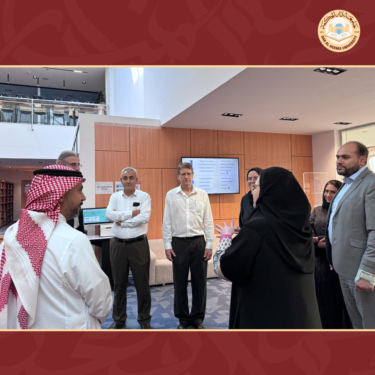 DAHUniversity's tweet photo. استقبلت جامعة #دار_الحكمة وفدًا من مجلس الاعتماد للهندسة والتكنولوجيا ABET، الذي يُعد من أهم هيئات التقييم الأكاديمي الدولي لمؤسسات التعليم العالي الهندسي على مستوى العالم، وذلك للاطلاع على سير برنامج بكالوريوس العلوم في الأمن السيبراني بكلية الهندسة والحاسبات والتصاميم، في إطار الزيارة الميدانية التي تهدف إلى تعزيز جودة التعليم وتحقيق التميز الأكاديمي.

#دار_الحكمة
#dahuniversity
#ABET