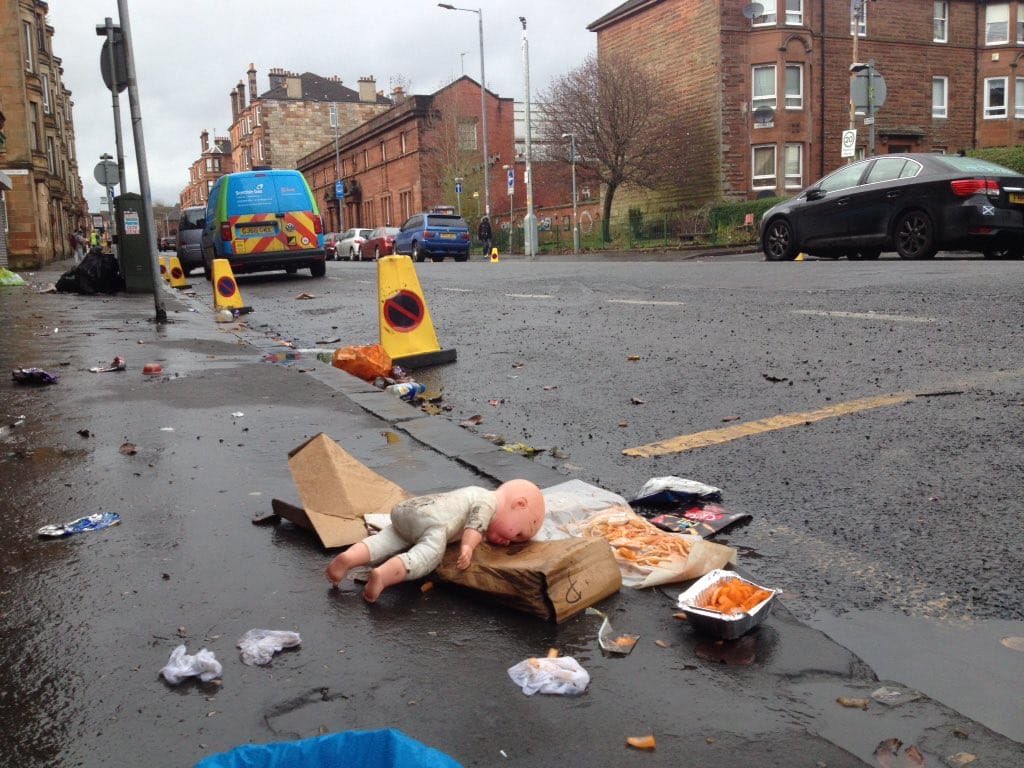 EastEndJamie's tweet photo. Glasgow nativity scene https://t.co/muWKgdVgA7
