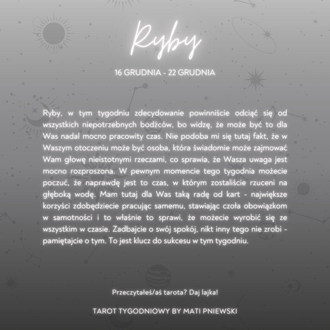 matipniewski's tweet photo. ♓️ RYBY https://t.co/cOBHSCVhKI