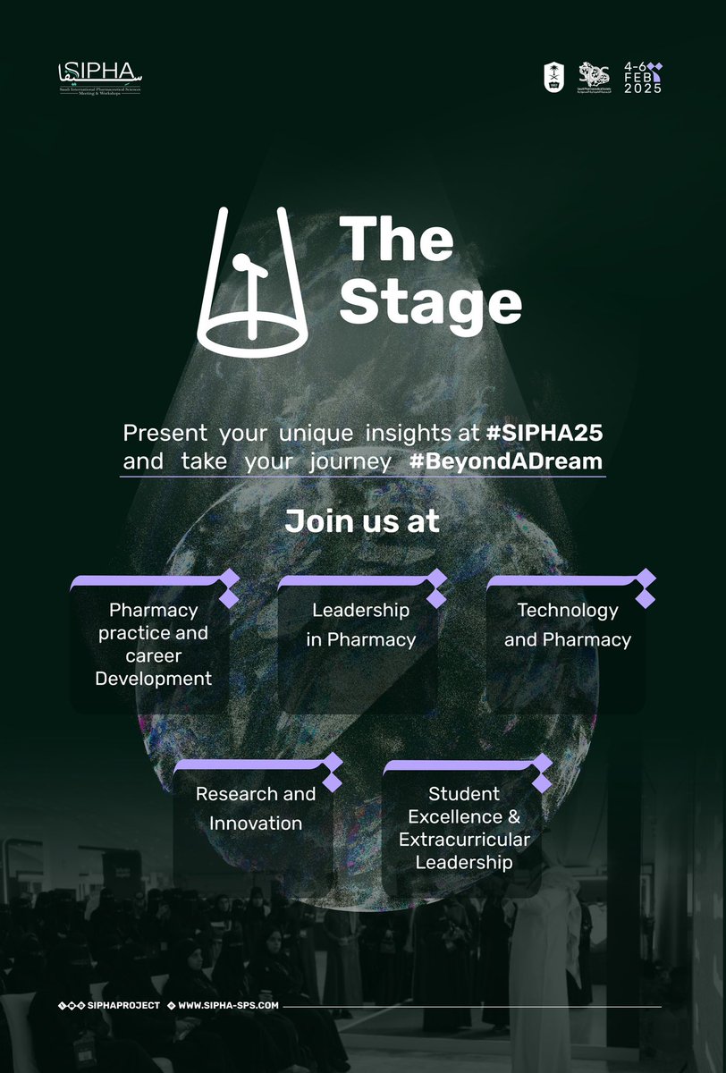 SIPHAproject's tweet photo. The Spotlight is Yours! 🎤

Share your unique perspectives with an enthusiastic audience at #SIPHA25 💫

Register Now | https://t.co/8Y3UTP9Ia5 https://t.co/DWy46WB2Yk
