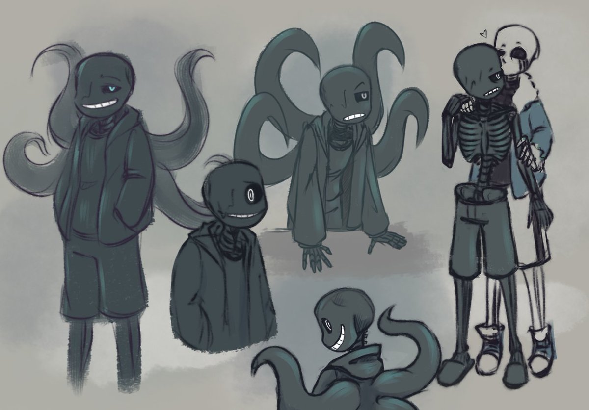 Sam_Chameleon's tweet photo. 🐙
 #undertaleAU #NightmareSans #utmv #killermare https://t.co/gvVPqsayEs