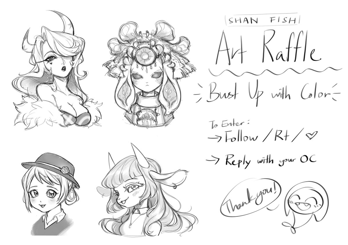 Shanfish_'s tweet photo. 🩷🩵Art Raffle🩵🩷
1~3Winner
To Enter: Follow/Retweet/Comment
Ends 30th Dec! 
Thank you for supporting and participate!!
#artraffle #artgiveaway https://t.co/dry3D0YMv7